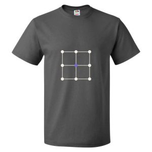 Graphic Crew Tee – Charcoal